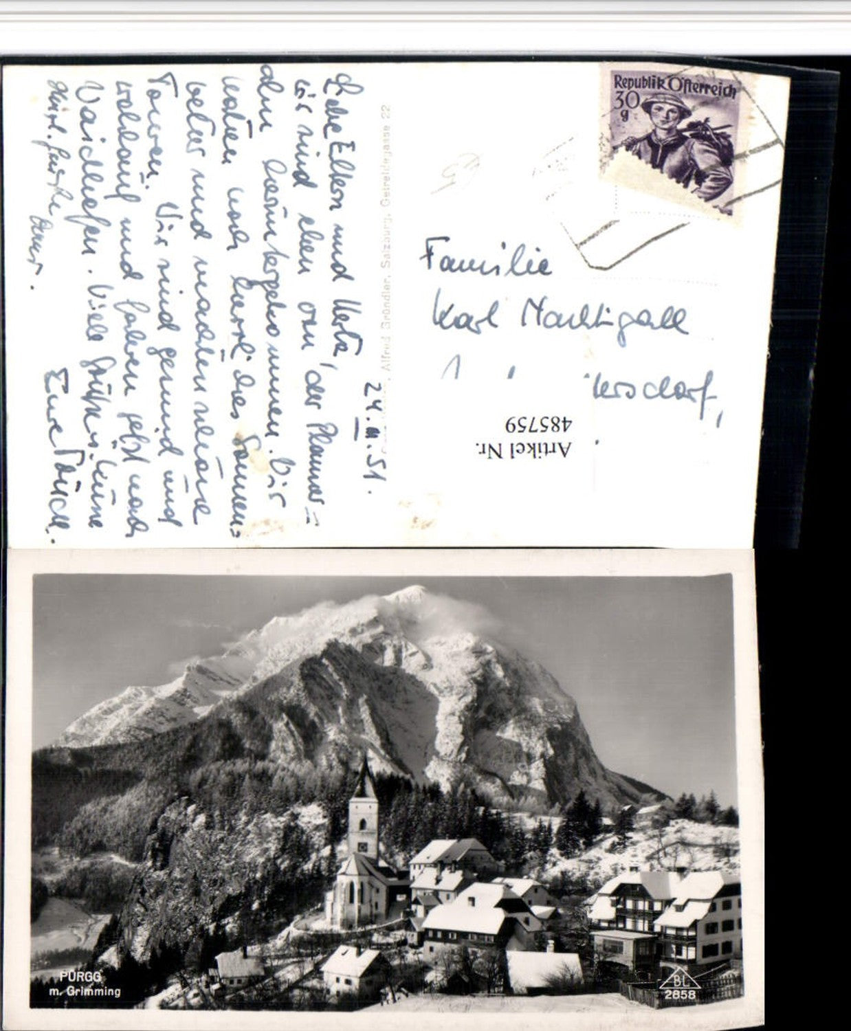 Alte Ansichtskarte – Old Postcard