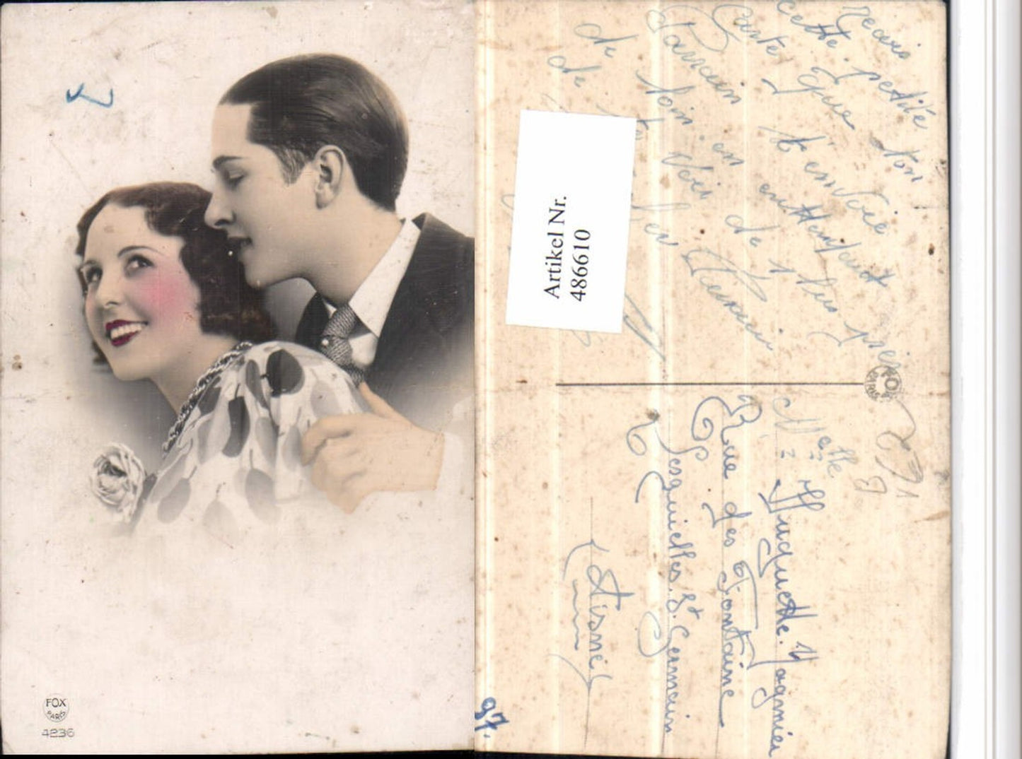 486610, Fox Paris 4236 Love Couple Portrait
