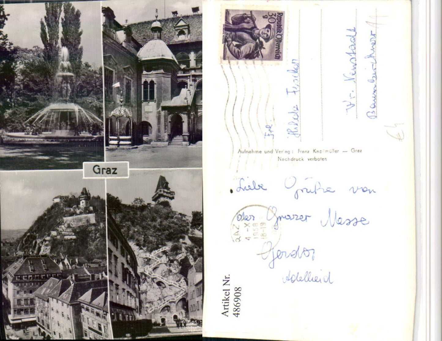 Alte Ansichtskarte – Old Postcard