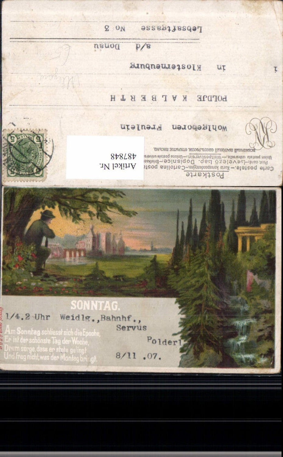 Alte Ansichtskarte – Old Postcard