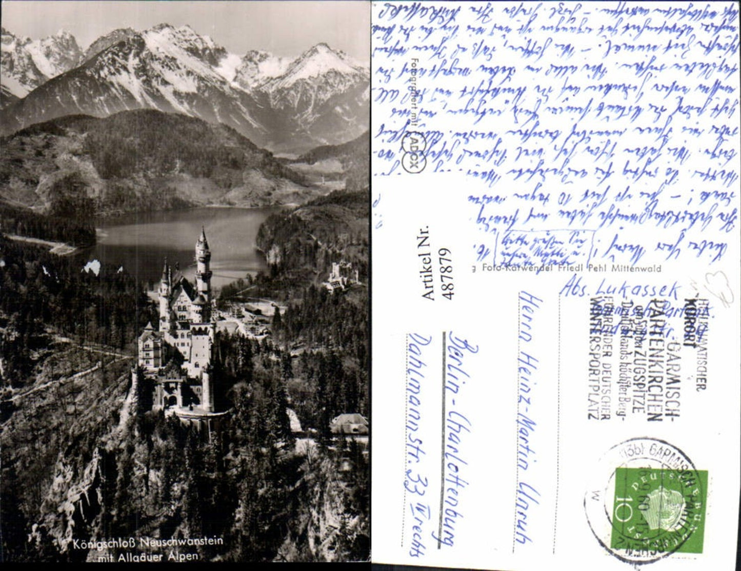 487879,Königsschloss Schloss Neuschwanstein Schwangau Allgäuer Alpen