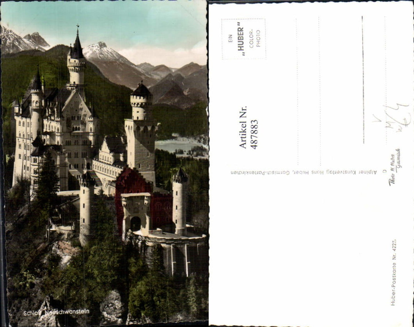 487883,Königsschloss Schloss Neuschwanstein Schwangau pub Hans Huber Garmisch-Partenkirchen