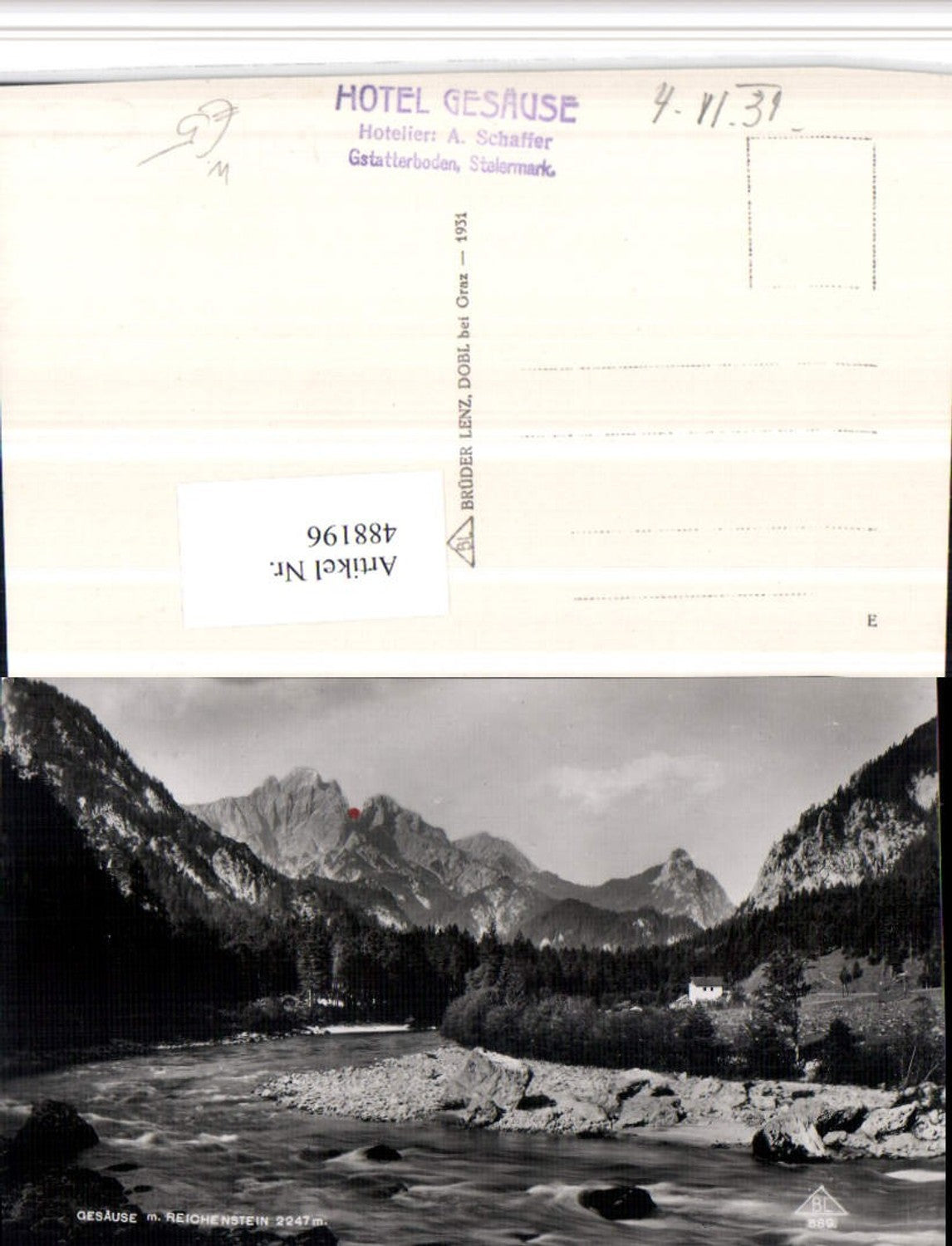 Alte Ansichtskarte – Old Postcard