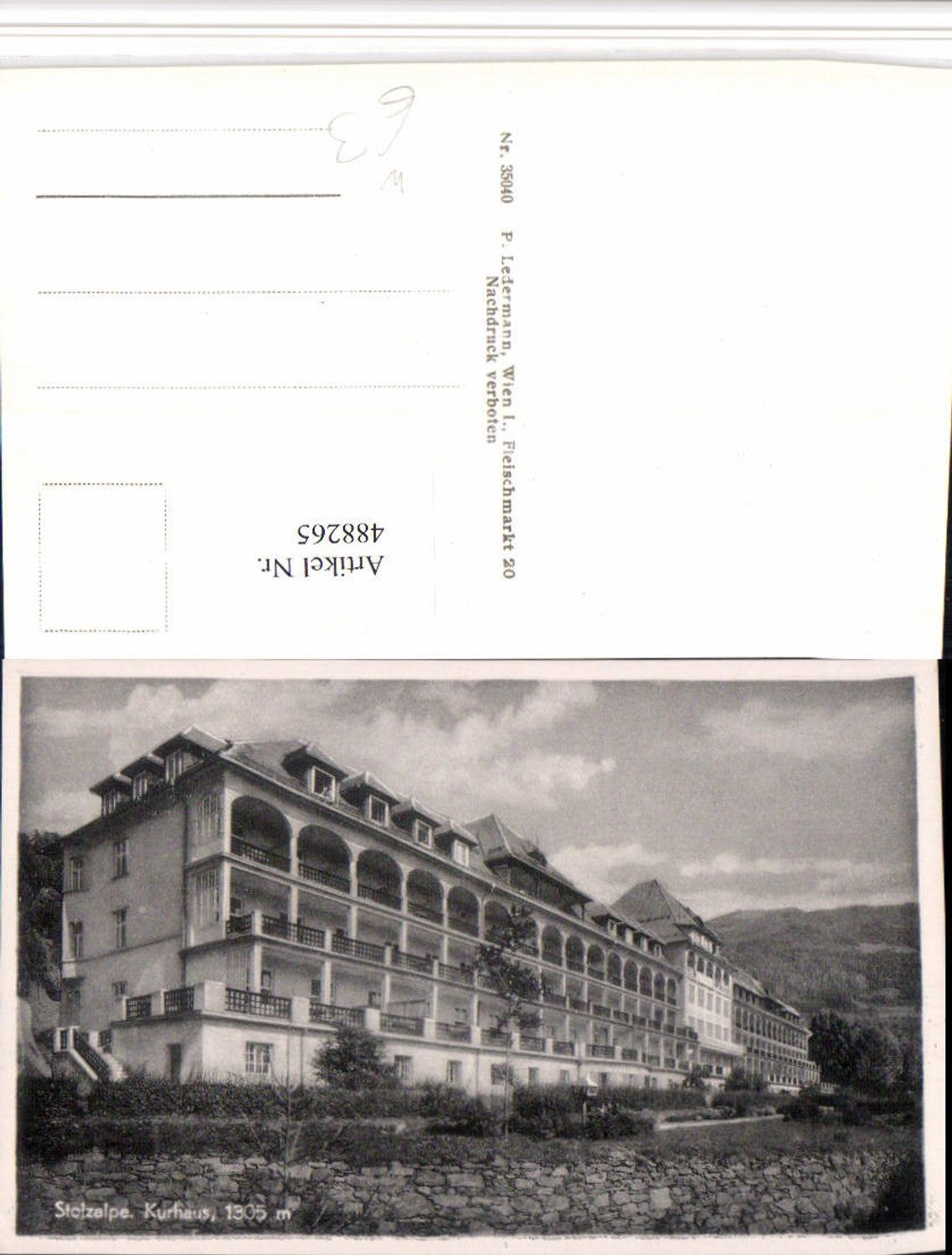 Alte Ansichtskarte – Old Postcard