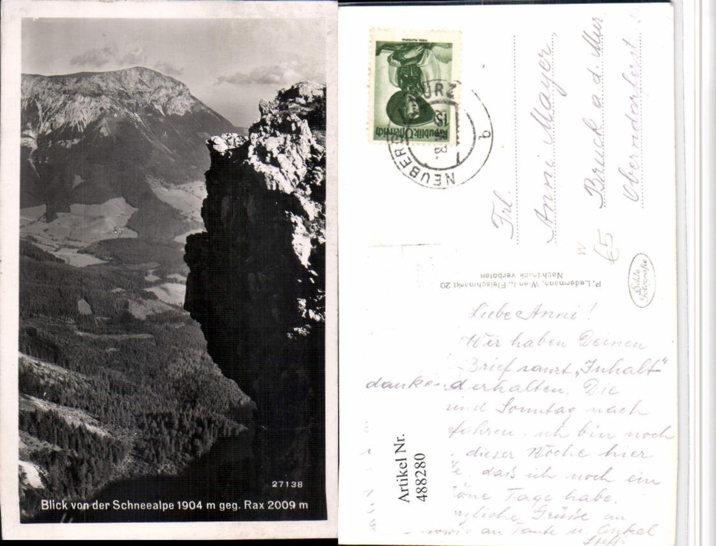 Alte Ansichtskarte – Old Postcard