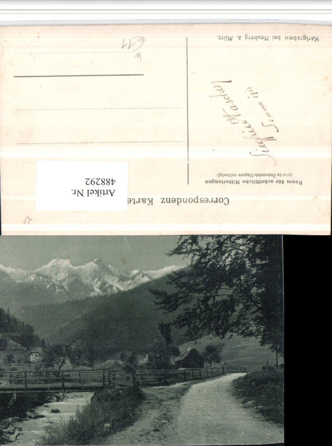 Alte Ansichtskarte – Old Postcard