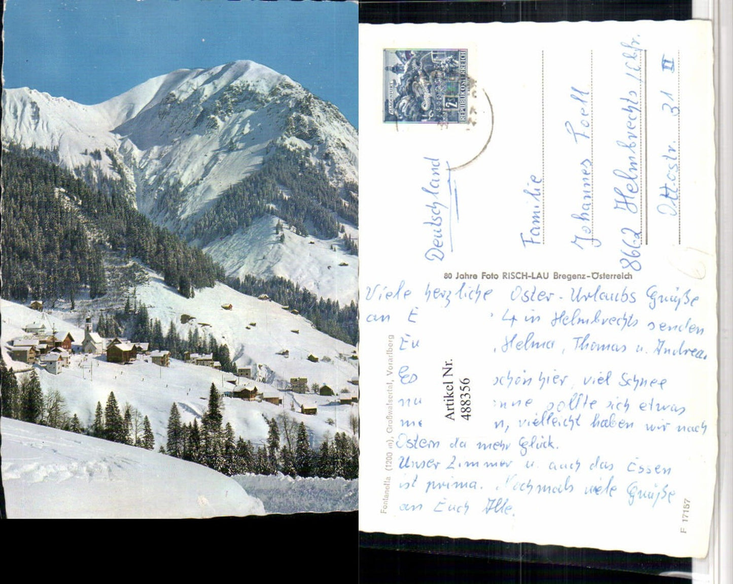 Alte Ansichtskarte – Old Postcard