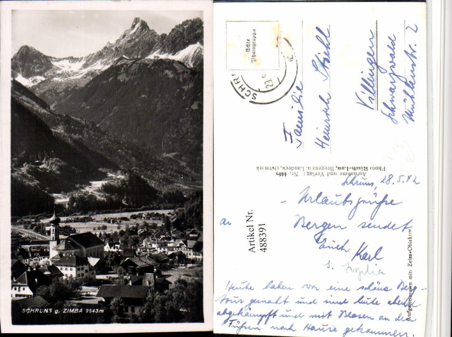 Alte Ansichtskarte – Old Postcard
