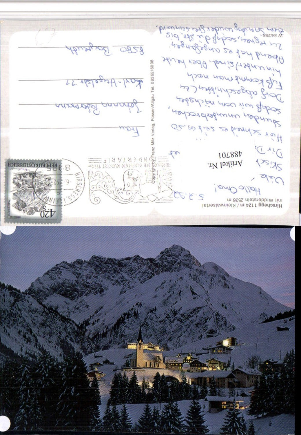 Alte Ansichtskarte – Old Postcard