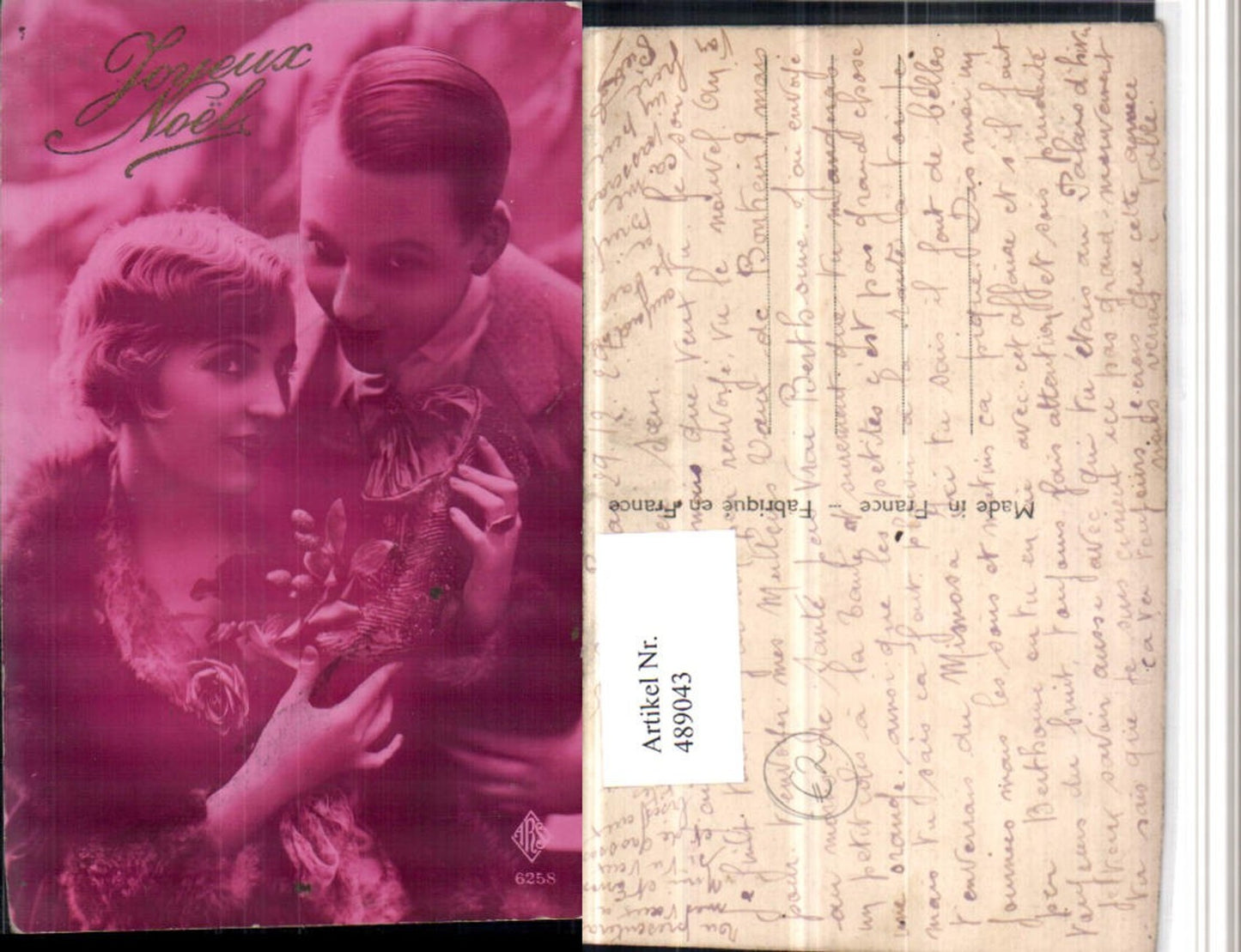 489043,Joyeux Noel Liebe Paar Stola Portrait