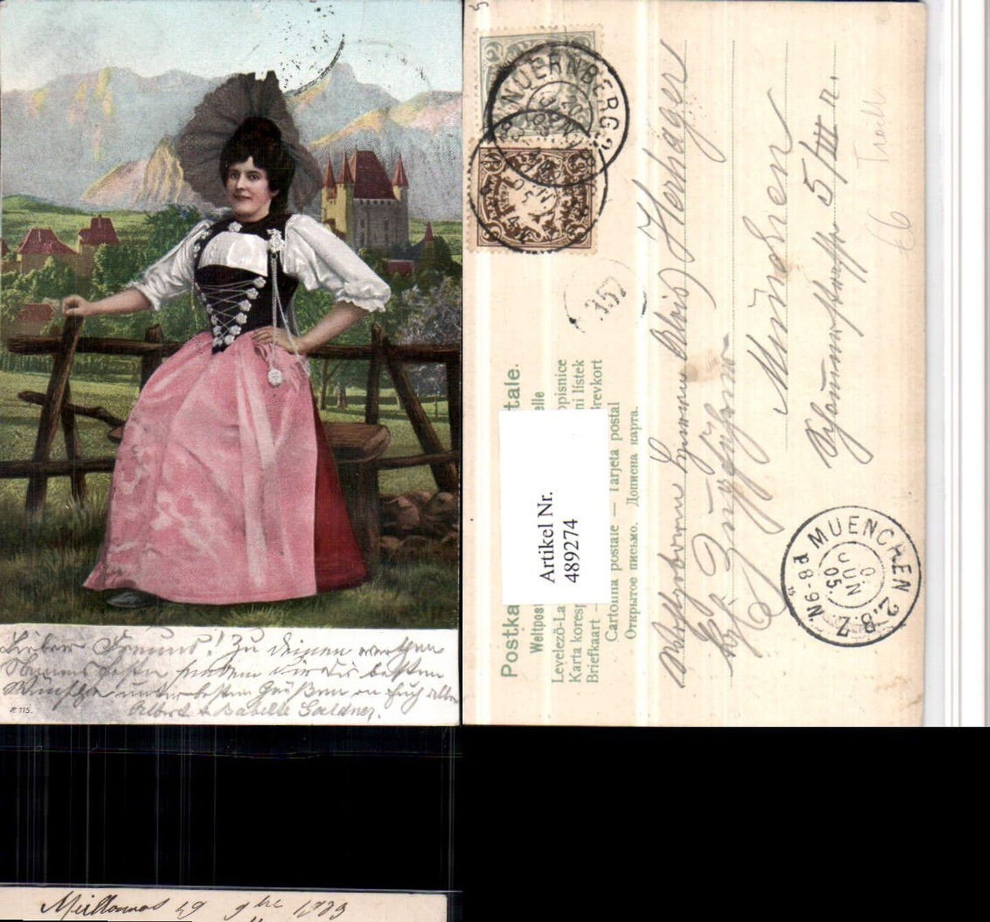 Alte Ansichtskarte – Old Postcard