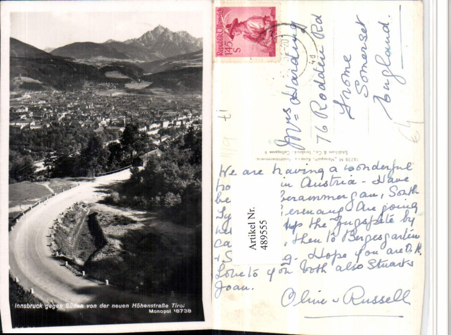 Alte Ansichtskarte – Old Postcard