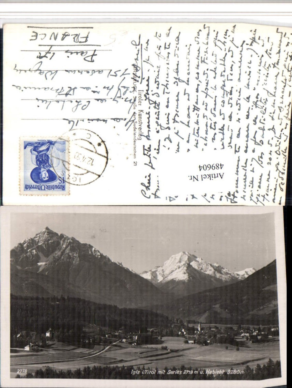 Alte Ansichtskarte – Old Postcard