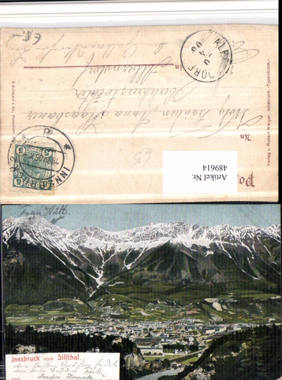 Alte Ansichtskarte – Old Postcard