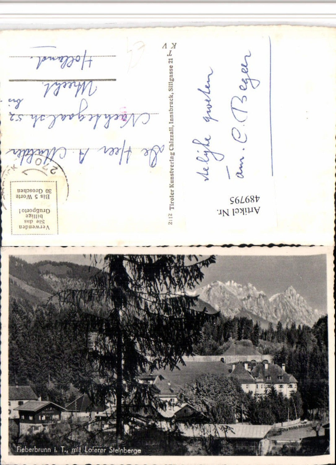 Alte Ansichtskarte – Old Postcard
