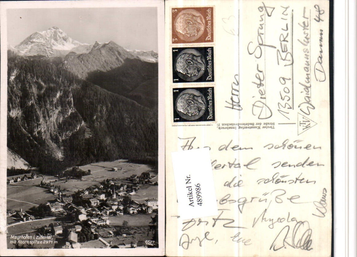 Alte Ansichtskarte – Old Postcard