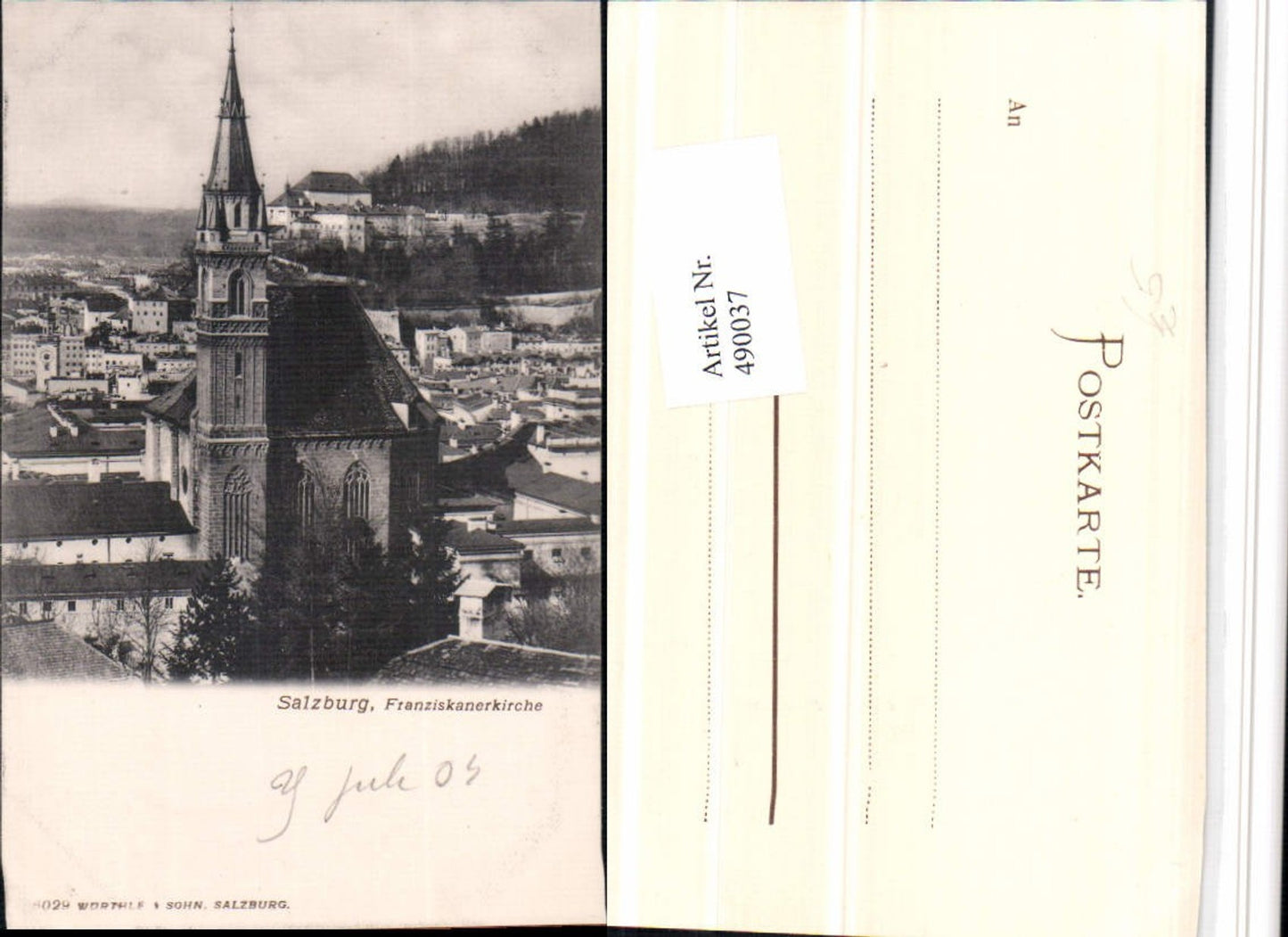 490037,Salzburg Franziskanerkirche Kirche