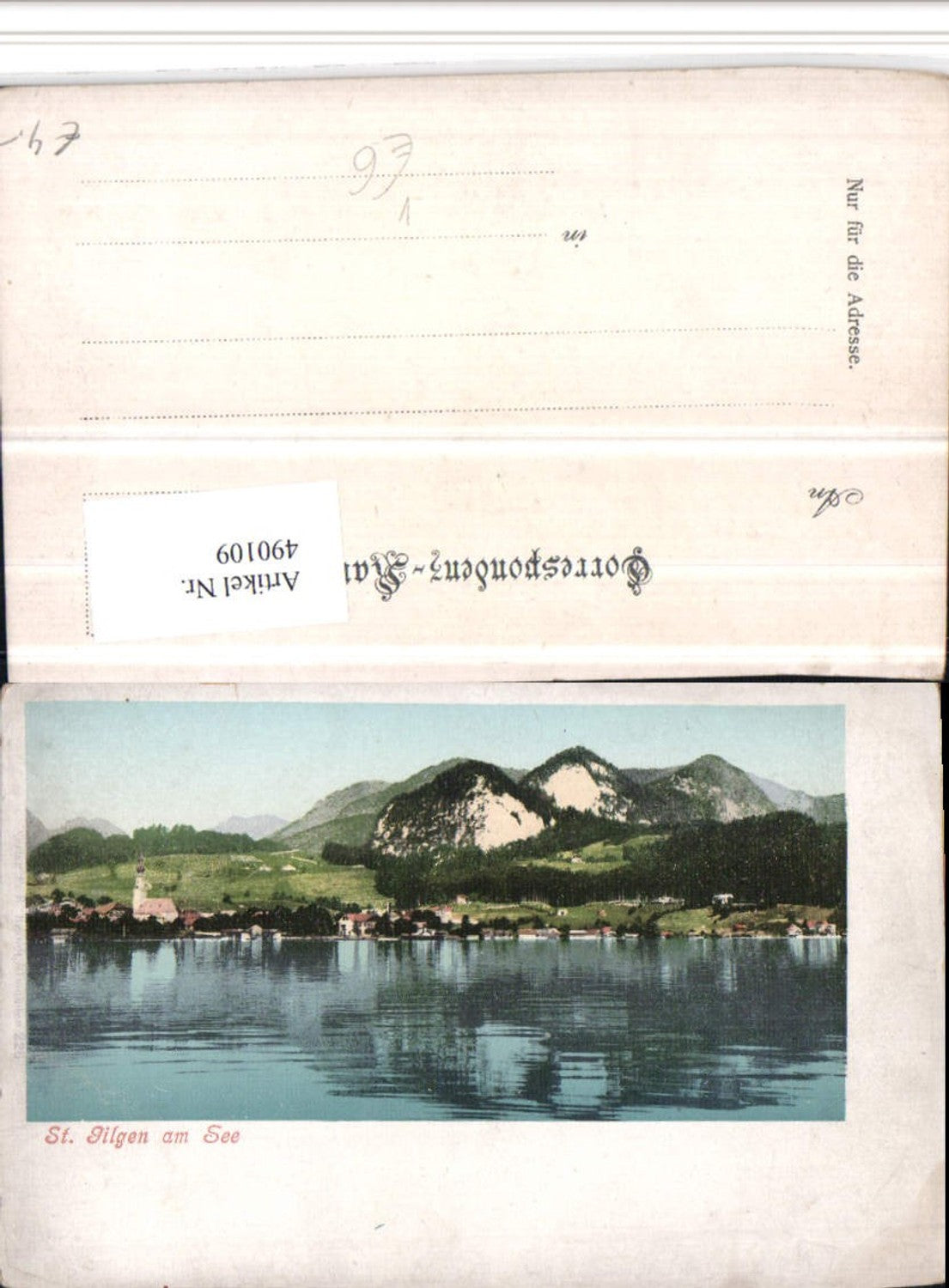 490109, St. Gilgen am See Total mountain scenery pub FE Brandt 225