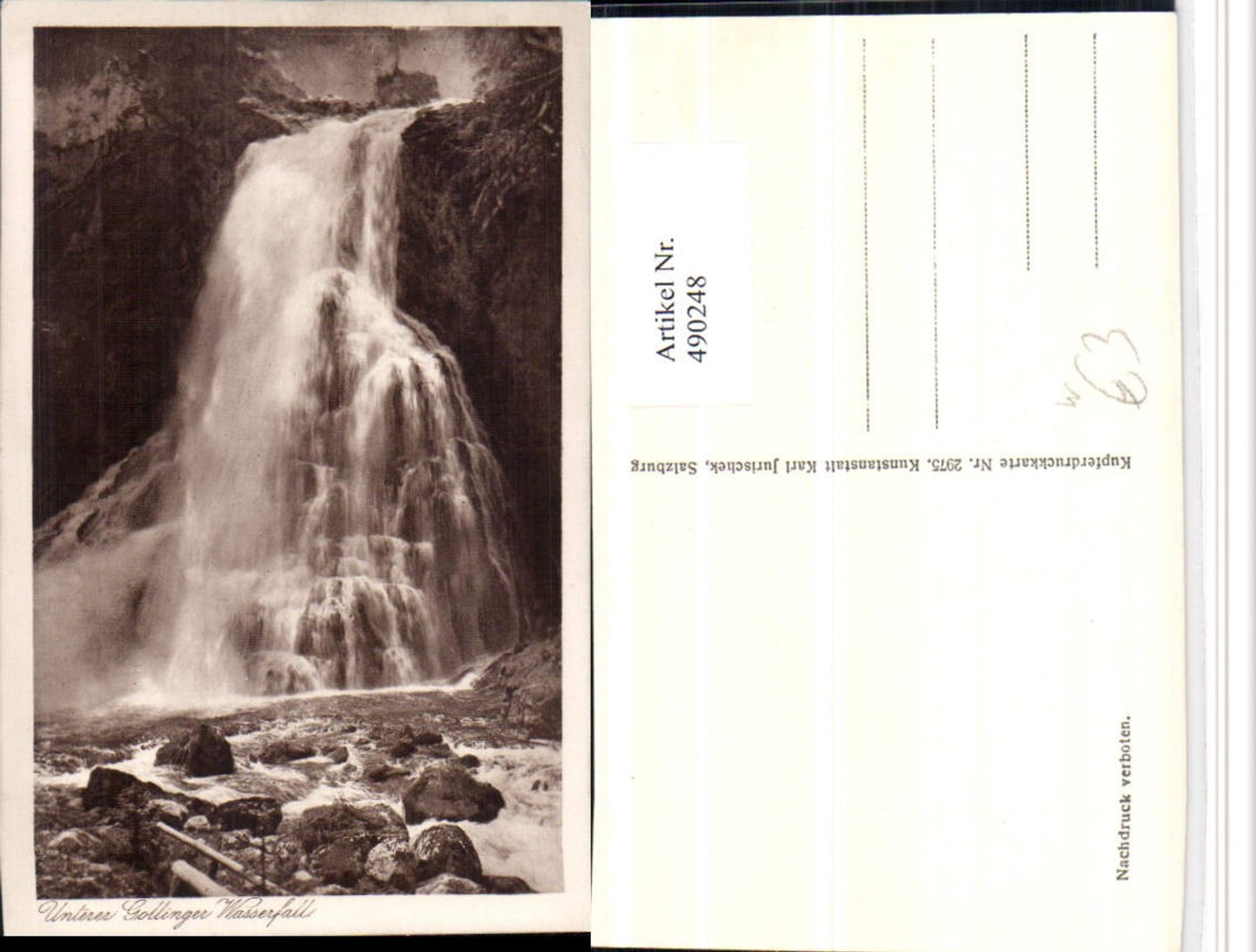 490248,Unterer Gollinger Wasserfall b. Golling