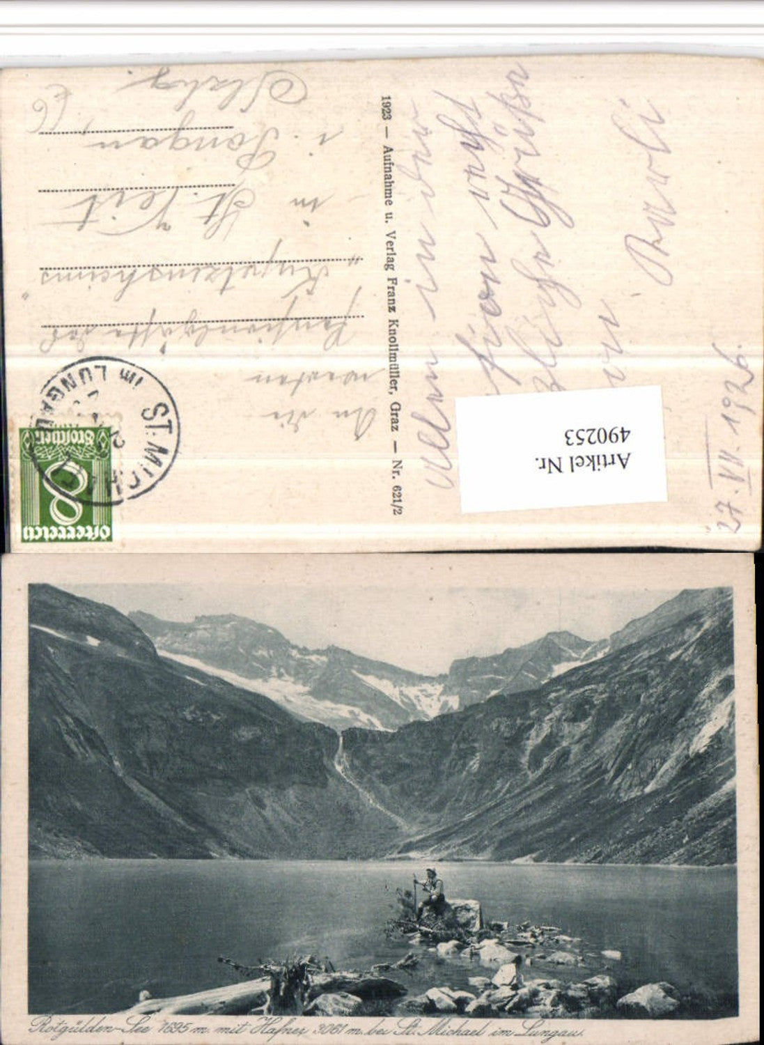 490253,Rotgülden-See b. Muhr St. Michael m. Hafner Bergkulisse