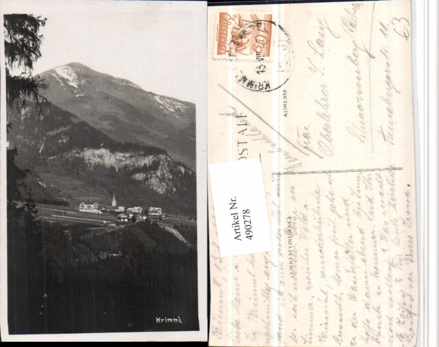 490278,Krimml Totale Bergkulisse