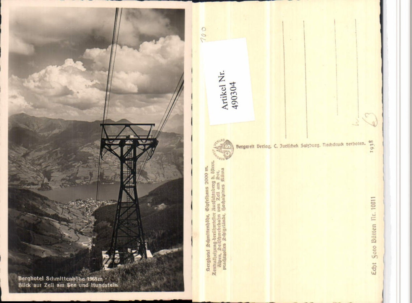 490304,Berghotel Schmittenhöhe Blick auf Zell am See Totale Bergkulisse