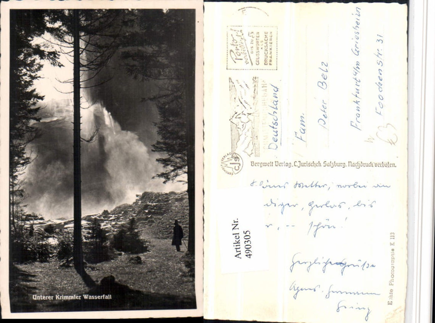 490305,Unterer Krimmler Wasserfall b. Krimml