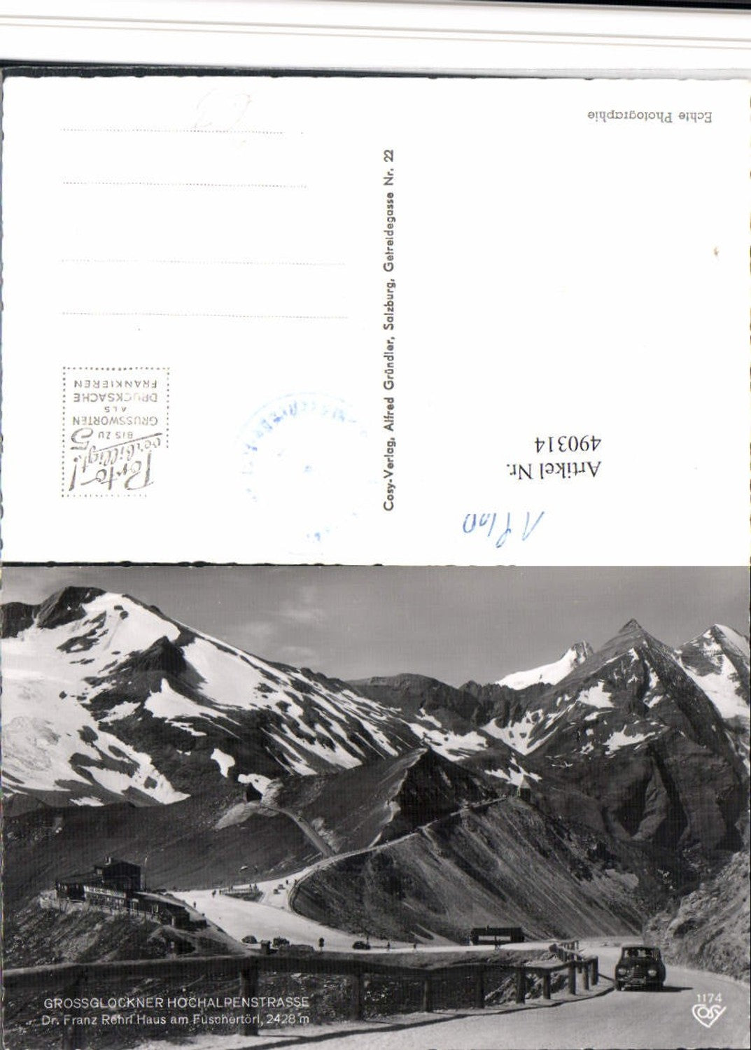 490314,Großglockner Hochalpenstraße Franz Rehrl-Haus b. Fusch pub Cosy 1174