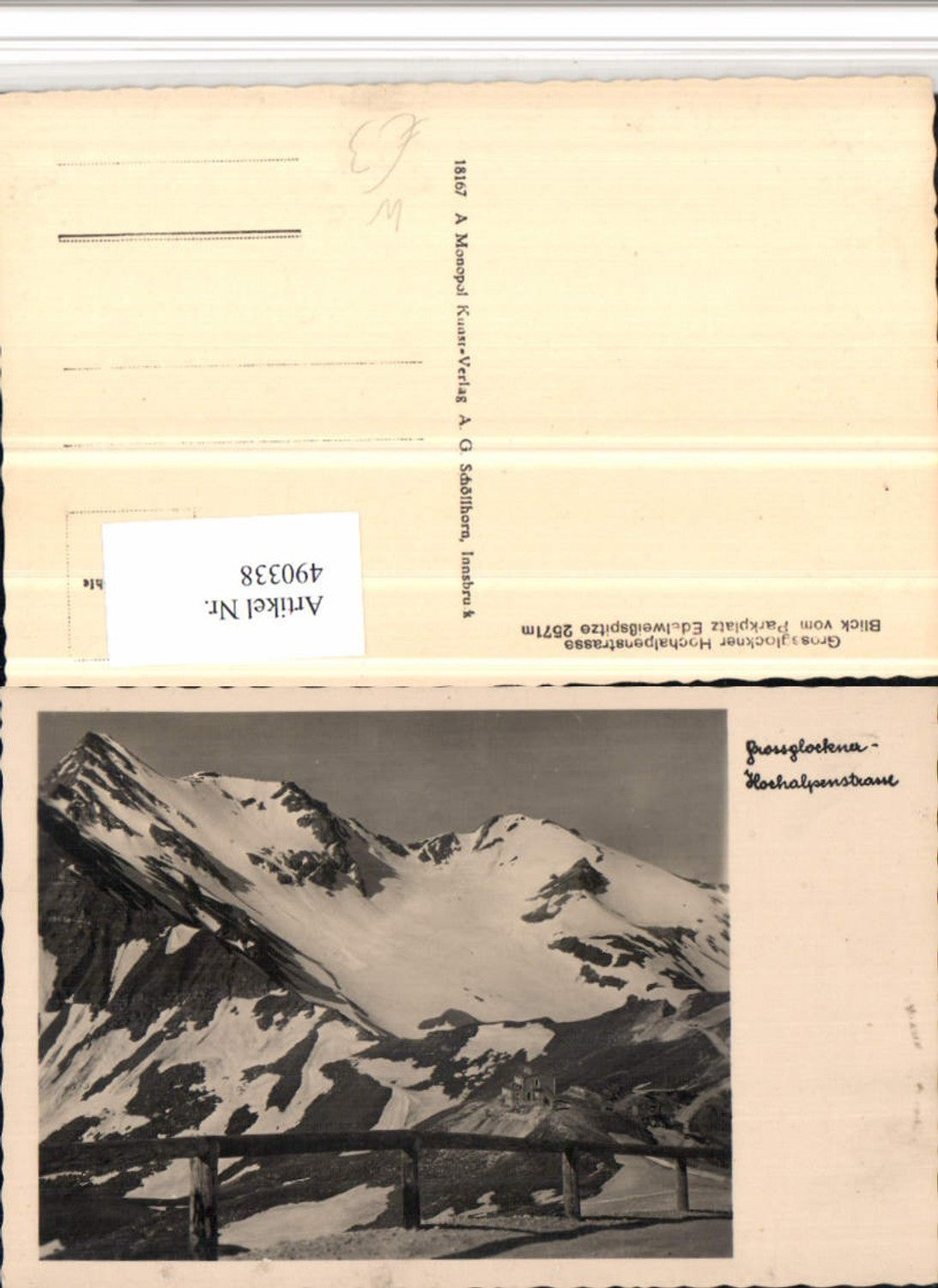 490338,Großglockner Hochalpenstraße b. Fusch Bergkulisse