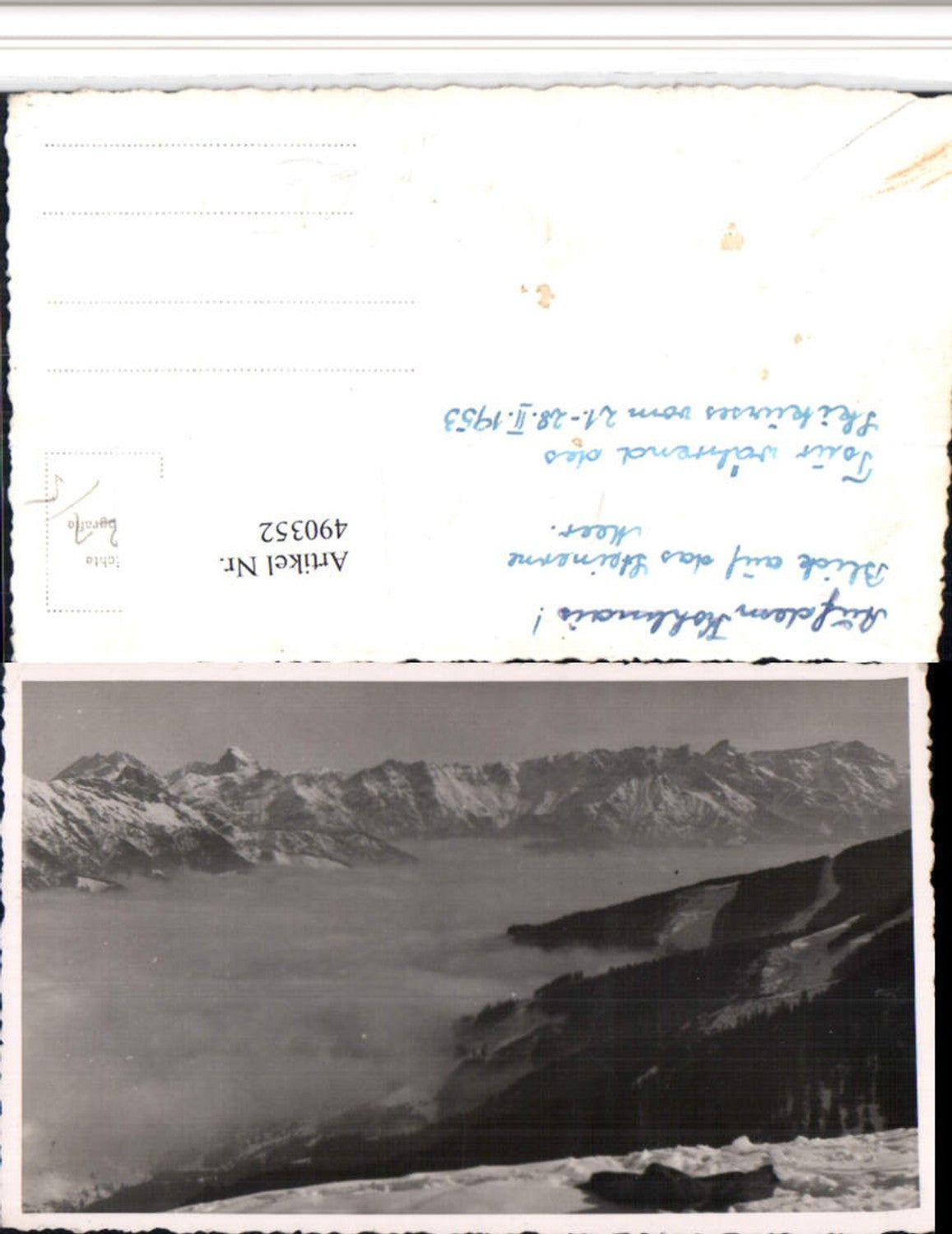 490352,Blick auf das Steinerne Meer b. Saalfelden Bergkulisse