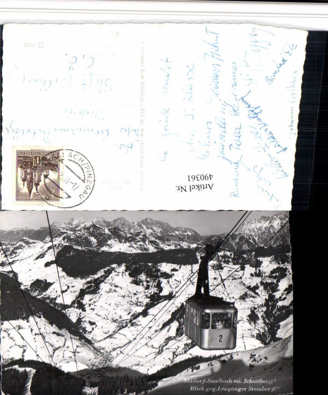 490361,Saalbach Schattbergbahn Seilbahn Ausblick Bergkulisse