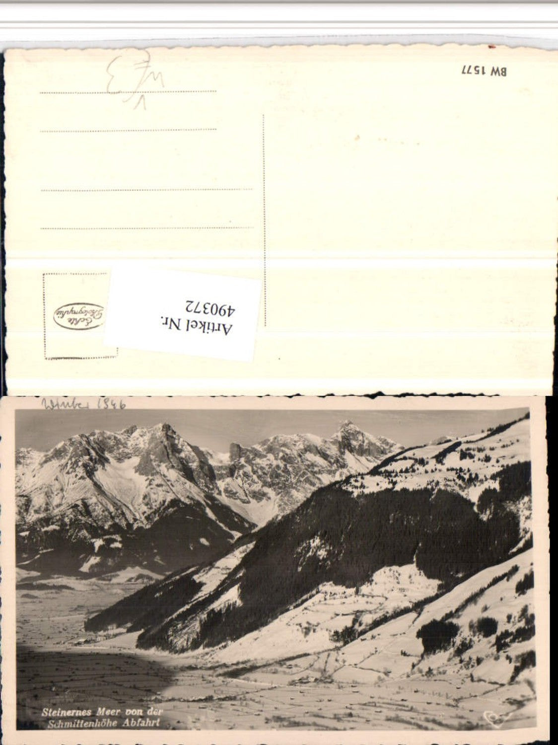 490372,Steinernes Meer von d. Schmittenhöhe b. Zell Bergkulisse pub Cosy