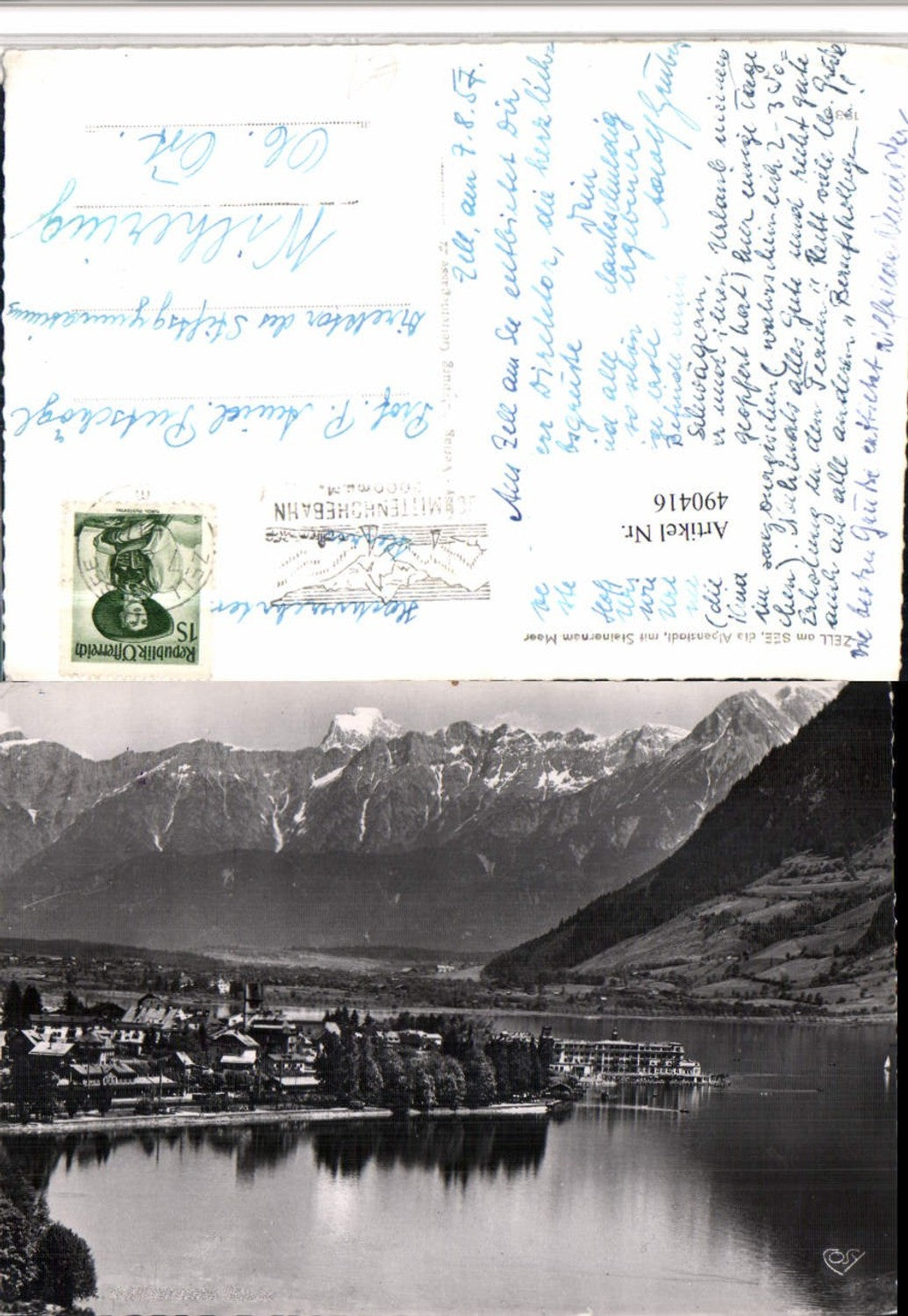 490416,Zell am See Totale m. Steinernem Meer Bergkulisse pub Cosy