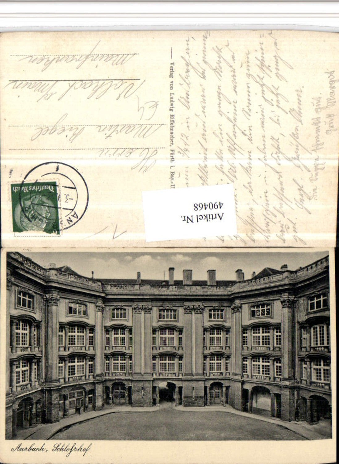 490468,Ansbach Schloss Schlosshof