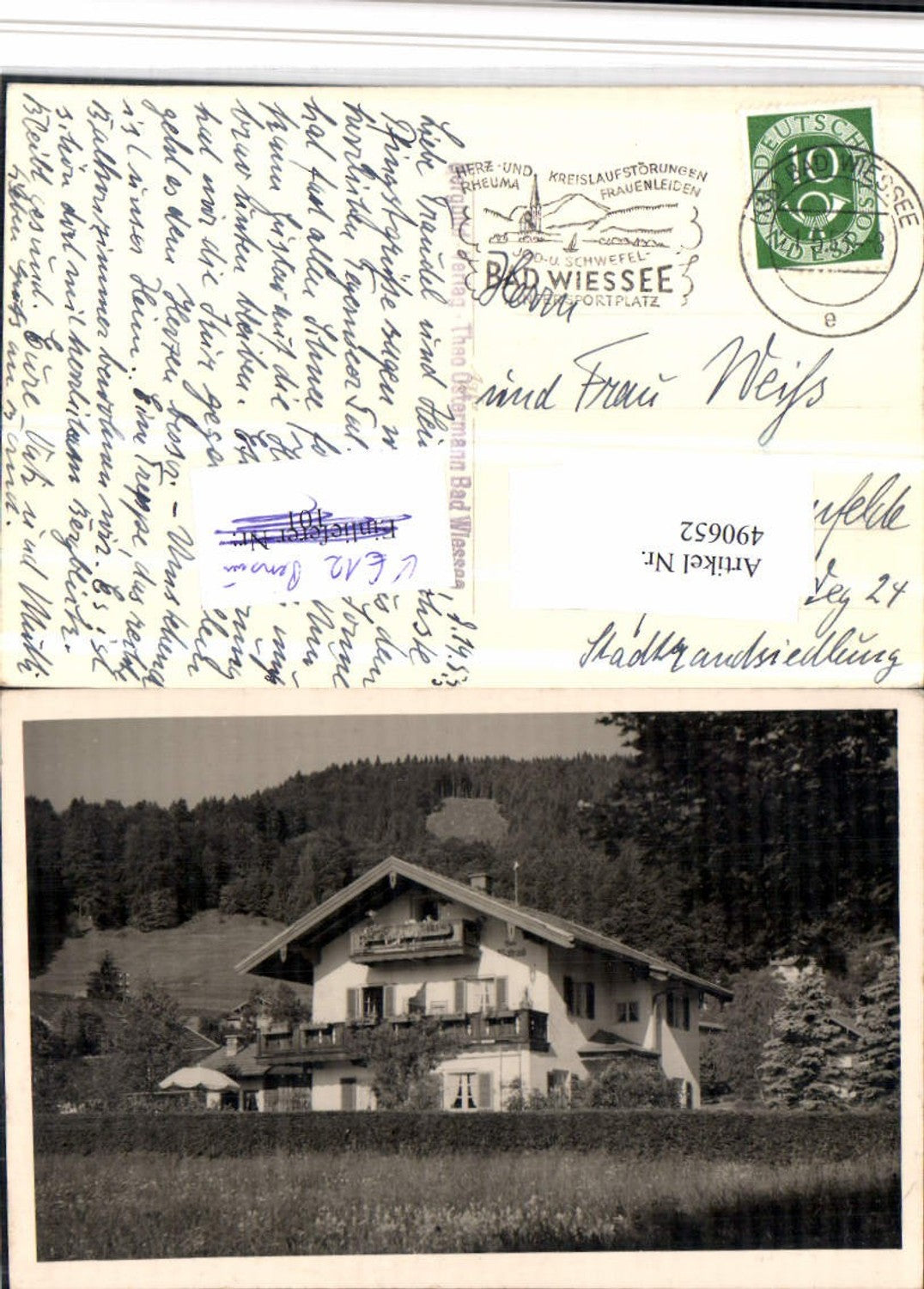 490652,Foto AK Bad Wiessee Pension Haus