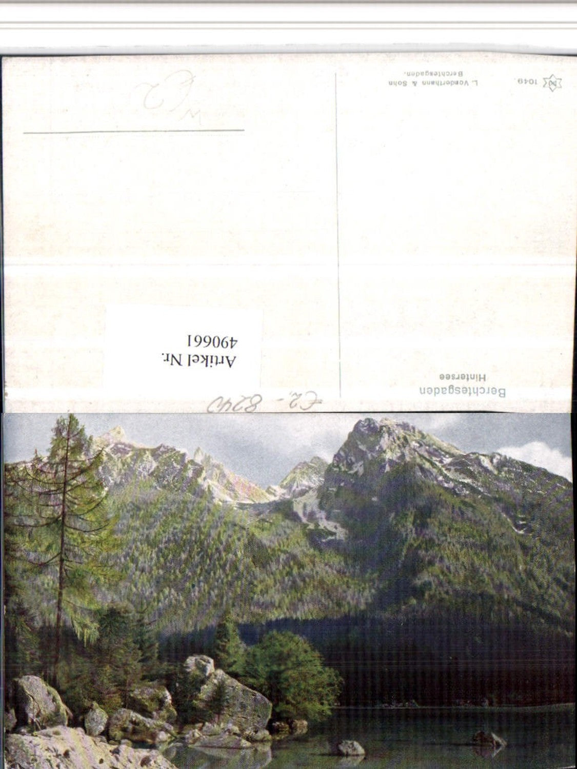 490661,Berchtesgaden Hintersee See Bergkulisse
