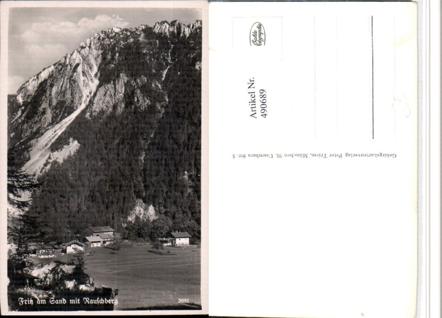 490689,Fritz am Sand b. Ruhpolding m. Rauschberg