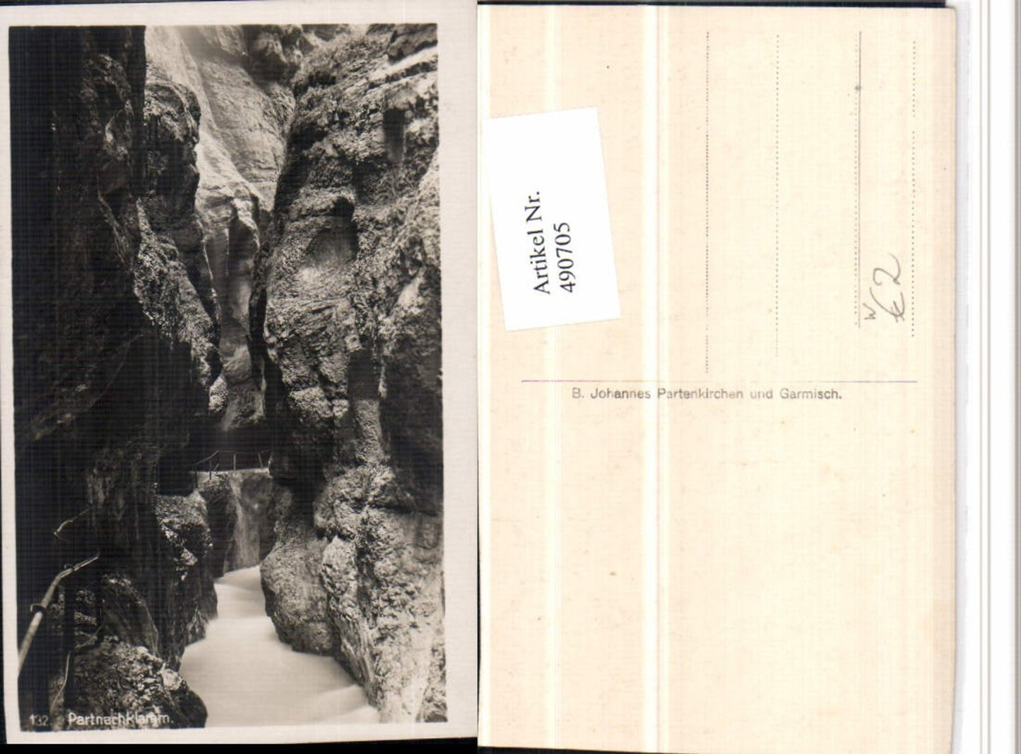 490705,Partnachklamm Klamm Schlucht b. Garmisch