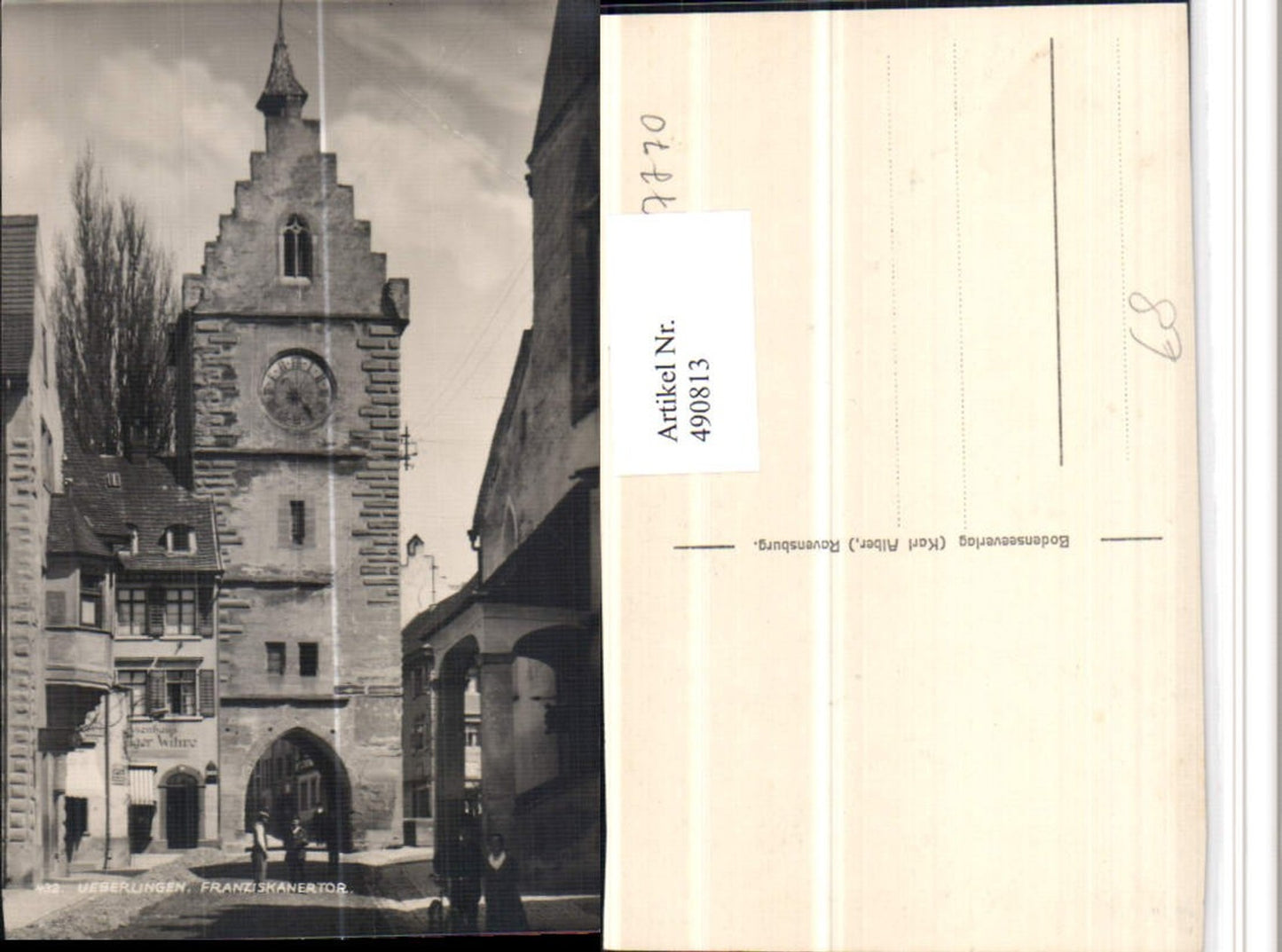 490813,Überlingen Franziskanertor Tor Turm