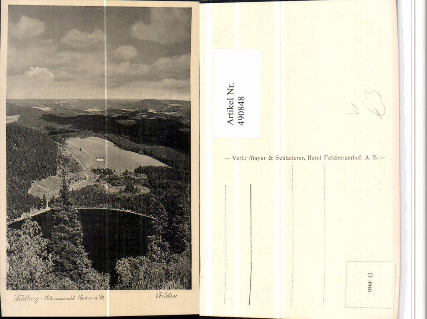 490848, Feldberg in the Black Forest, Feldsee Lake