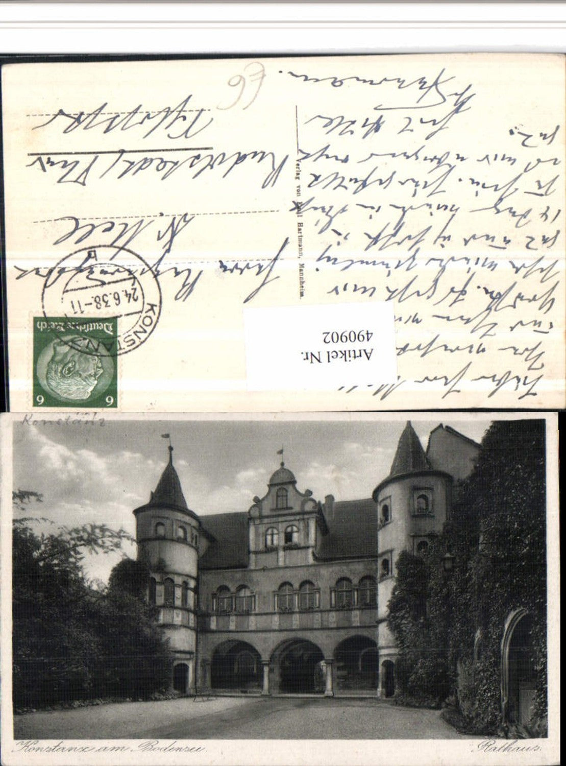 490902, Konstanz on Lake Constance, Town Hall Arcades