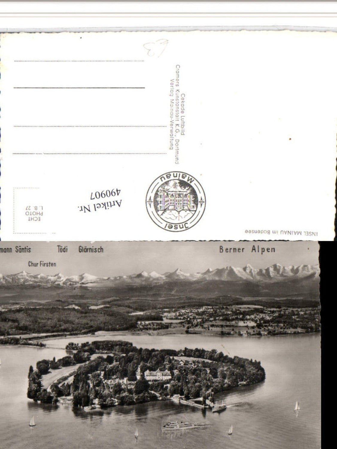 490907,Insel Mainau im Bodensee Totale Bergkulisse