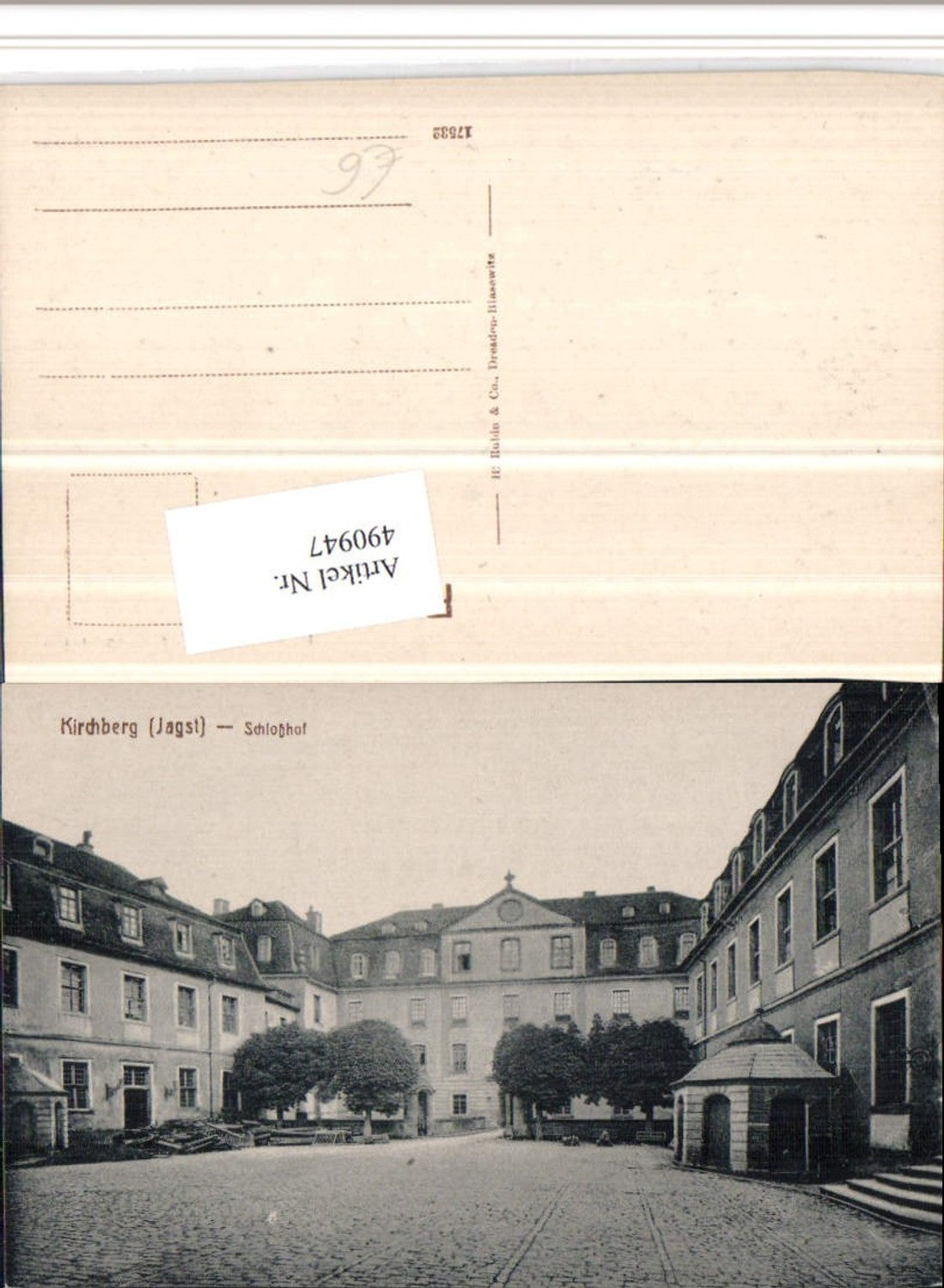 490947,Kirchberg an d. Jagst Schloss Schlosshof