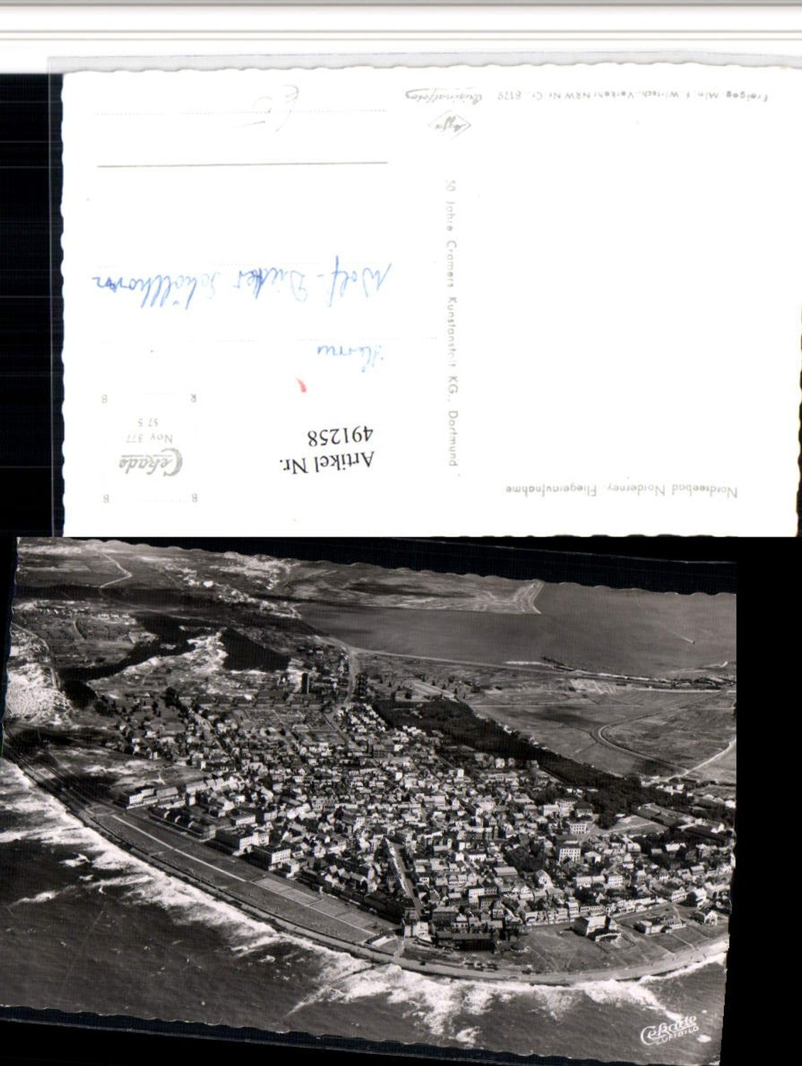 491258,Nordseebad Norderney Totale Fliegeraufnahme