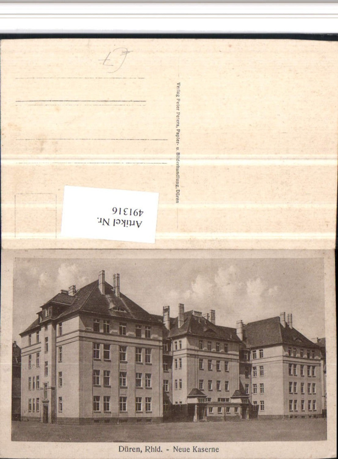 491316,Düren Kaserne Gebäude