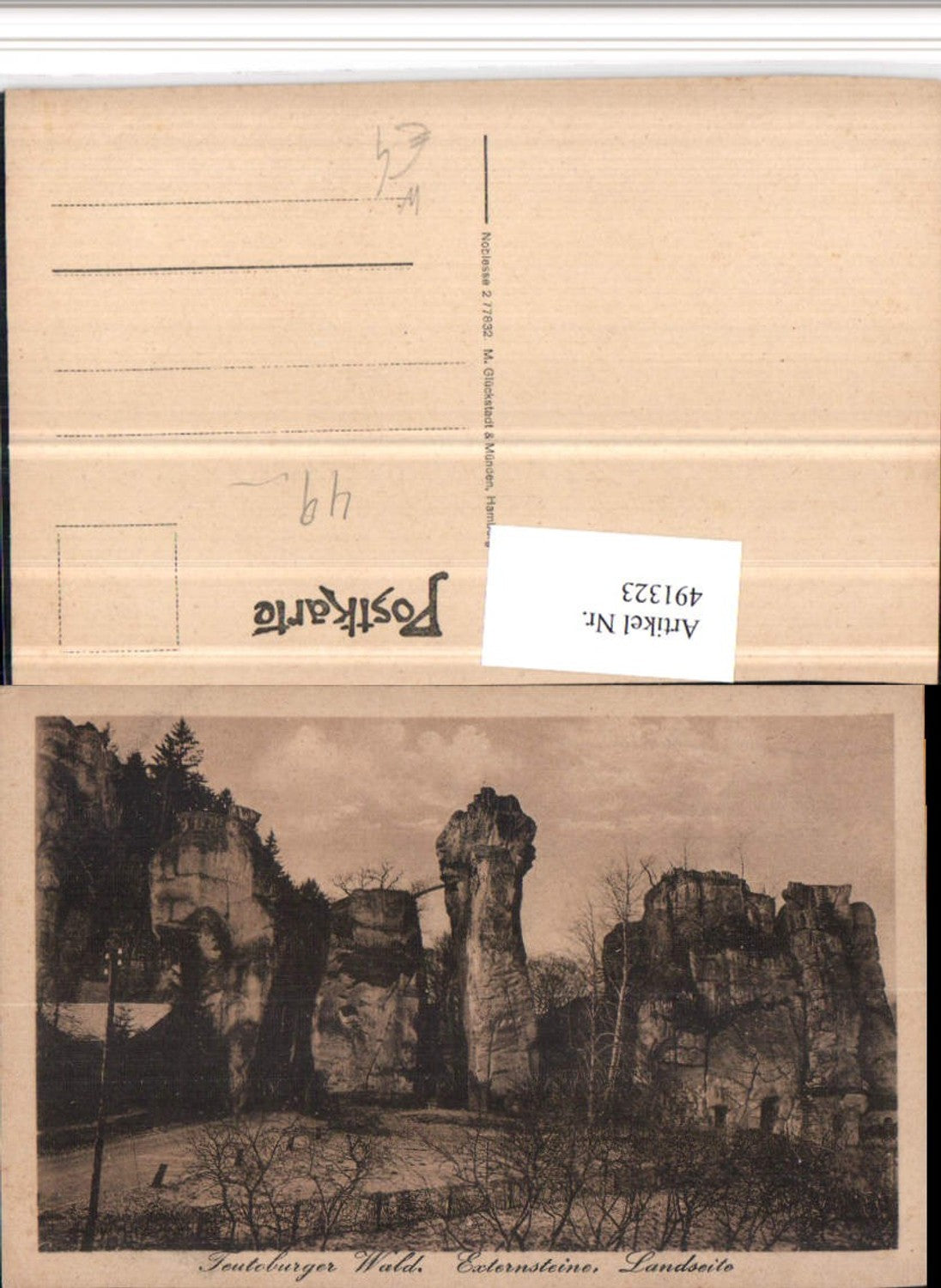 491323,Teutoburger Wald Externsteine b. Horn-Bad Meinberg