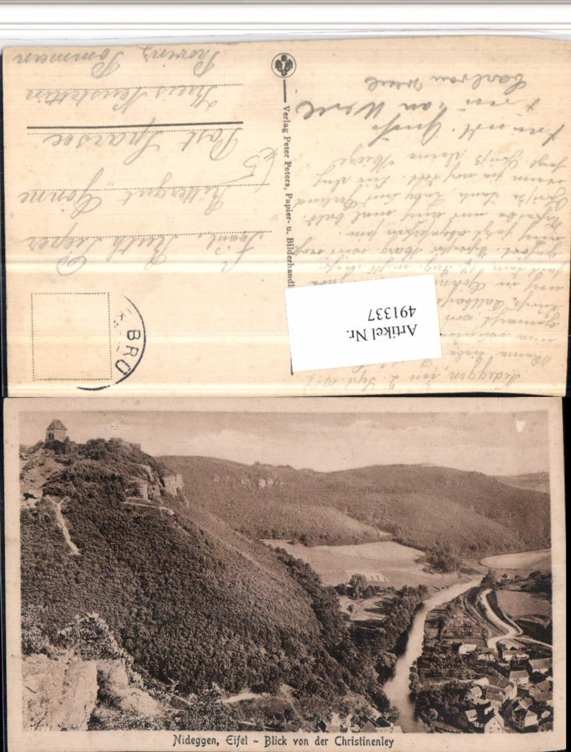 491337,Nideggen in d. Eifel Blick von d. Christinenley