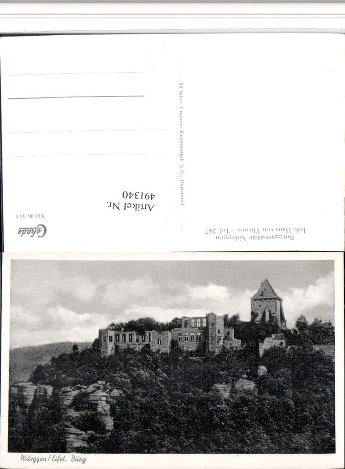 491340,Nideggen in d. Eifel Burg
