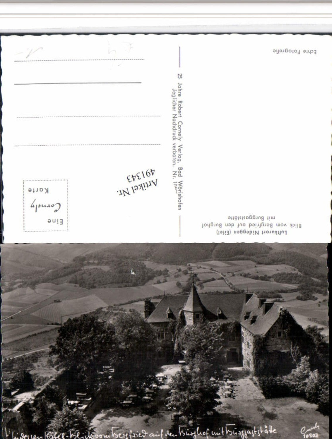 491343,Nideggen in d. Eifel Burghof m. Gaststätte