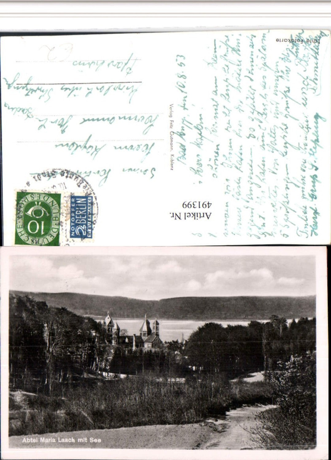 491399,Abtei Maria Laach m. See b. Glees